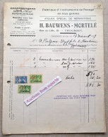 Fabrique D'Instruments De Pesage En Tous Genres, H. Bauwens-Mortelé, Rue De Lille, Torhout 1939 - 1900 – 1949