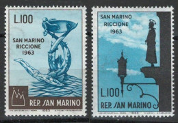 San Marino 1963 Mi 774/75 MNH - 13th Stamp Exhibition San Marino/Riccione - Unused Stamps