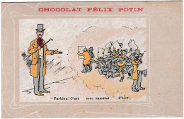 Chromo Felix Potin, Parbleu, C'est Mon Camelot D'hier - Félix Potin
