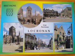 29 - LOCRONAN - La Place De L'église Et Les Vieilles Maisons - Locronan