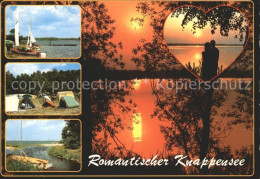 72332223 Knappensee Oberlausitz Segelboot Campingplatz Abendstimmung Lohsa - Lohsa