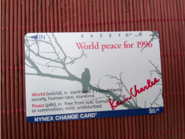 Phonecard World Peace Mint Rare - [3] Magnetic Cards