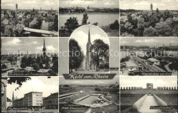 72330515 Kehl Rhein Rheinbrueckemit Zoll Ehrenfriedhof Friedrichskirche Kehl - Kehl