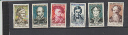 1957 N°1108 à 1113  Célébrités Série Guesde Neufs SANS Gomme  (lot 438) - Unused Stamps