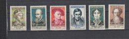 1957 N°1108 à 1113  Célébrités Série Guesde Neufs SANS Gomme  (lot 439) - Unused Stamps