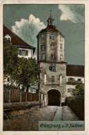 Günzburg - Kuhtor - Künstler-AK Eugen Felle - Guenzburg