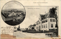 Gruss Aus Ziemetshausen - Bahnhofstrasse - Künstler-AK Eugen Felle - Guenzburg