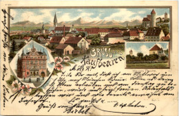 Gruss Aus Kaufbeuren - Litho - Kaufbeuren