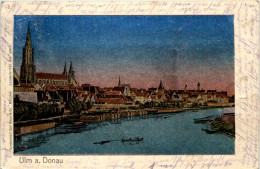 Ulm A. Donau - Luna Ansichtskarte - Ulm