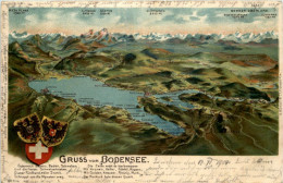 Gruss Vom Bodensee - Litho - Bregenz