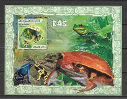 Mozambique 2007 Animals - Frogs MS MNH - Ranas