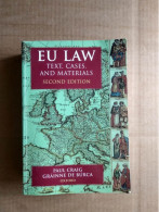 English Book EU LAW (TEXT, CASES, AND MATERIALS - SECOND EDITION) - Diritto