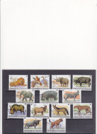 Burundi COB 892/04 Dieren Uit Afrika Opdruk WWF(met Gom)-Animaux D'Afrique Surchargés WWF (avec Gomme)1983 MNH - Usati