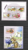 Niger 2014 Insects - Bees - 2 MS MNH - Honeybees