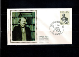 1983 2106 FDC Zijde/soie ( Antwerpen): " Hendrik Conscience " - 1981-1990