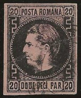 Roumanie    .  Y&T   .   16 (2 Scans)   .    '66-'67   .    O    .    Oblitéré - 1858-1880 Moldavië & Prinsdom