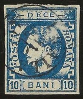Roumanie    .  Y&T   .   22  (2 Scans)   .    1869  .    O    .    Oblitéré - 1858-1880 Moldavië & Prinsdom