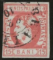 Roumanie    .  Y&T   .   23 (2 Scans)   .    1869  .    O    .    Oblitéré - 1858-1880 Moldavië & Prinsdom