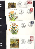 Danemark (1979-84) - 4 FDC  -  Margrethe II - Personnes Agees - Universite - Cartas & Documentos