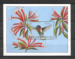 Congo 2000 Birds - Hummingbirds MS #1 MNH - Nuovi