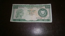 CYPRUS 10 LIRA 1983 - Cyprus