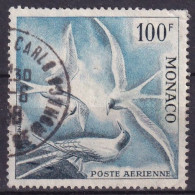 Monaco P.A. N°66, 100f, Dentelé 13, Oblitéré - Poste Aérienne