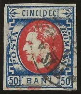 Roumanie    .  Y&T   .   25 (2 Scans)    .   1869  .    O     .  Oblitéré - 1858-1880 Moldavië & Prinsdom