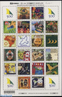 Brazil 2000 500 Years Discovery 20v M/s, Mint NH, History - Nature - Transport - Various - Explorers - Birds - Ships A.. - Nuovi