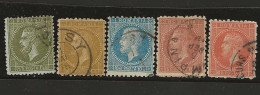 Roumanie    .  Y&T   .   43/47    .   '76-'78   .    O     .  Oblitéré - 1858-1880 Moldavië & Prinsdom