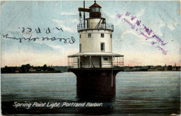 Portland Harbour - Spring Point Light - Portland