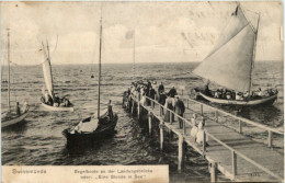 Swinemünde - Segelboote An Der Landungsbrücke - Pommern