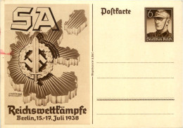 Sa Reichswettkämpfe 1938 - Ganzsache - War 1939-45