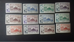 GRANDES SERIES  COLONIALES    10ème  ANNIVERSAIRE DE LA LIBERATION  De 1954**  (LOT) - 1954 10e Anniversaire De La Libération