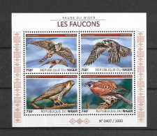 Niger 2015 Birds - Falcons MS MNH - Adler & Greifvögel