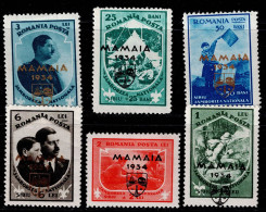 ROM-02- ROMANIA - 1934 - MH -SCOUTS- "MAMAIA 1934" OVERPRINTED - NATIONAL JAMBOREE - Ongebruikt