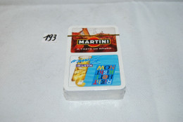 C193 Jeu De Cartes - Alcool - Martini New - Andere & Zonder Classificatie