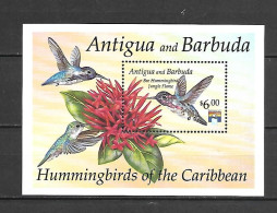 Antigua & Barbuda 1992 Birds - Hummingbirds Of The Caribbean #1 MS MNH - Hummingbirds