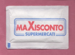 Bustina Piena Di Zucchero, Pubblicitaria . Advertising Sugar Pack Full- Maxisconto Supermercato- - Suiker