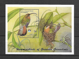 Grenada Gr 1992 Birds - Hummingbirds MS #2 MNH - Hummingbirds