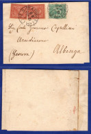 SP 12 - 01.12.1888 – REGNO UMBERTO I FASCETTA PER GIORNALI DA ROMA PER ALBENGA. - Marcophilia