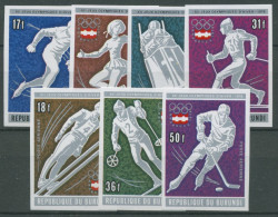 Burundi 1976 Olympische Winterspiele In Innsbruck 1249/55 B Postfrisch - Ongebruikt