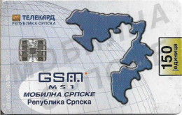 Bosnia - Republika Srpska - GSM Phone, 06.1999, 150Units, 60.000ex, Used - Bosnia