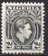 NIGERIA/1938-51/MH/SC#56/ KING GEORGE VI / KGVI / 2p BLACK / LITTLE SPOTS - Nigeria (...-1960)