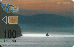 Montenegro - Telecom - Montenegro Coast, 08.2001, 100Units, 100.000ex, Used - Montenegro