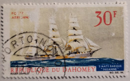 Dahomey YT 55 PA Oblitéré Bateau - Benin – Dahomey (1960-...)