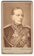 Fotografie E. Hader, Berlin, Portrait Generalfeldmarschall Helmuth Von Moltke In Uniform Mit Orden  - Famous People