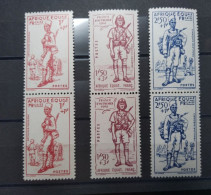 AEF - 1941 - N°Yv. 87 à 89 - Défense De L'empire - Série Complète En Double  - Neuf  ** - Unused Stamps