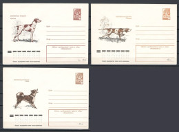 UNUSED Russia USSR Soviet Union 1978 Cover - Hunting Dogs - Storia Postale