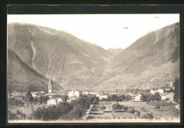 AK Martigny Et Le Col De La Forclaz, Generalansicht, Blick Zur Kirche  - Martigny