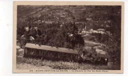 74 - SAINT GERVAIS Les BAINS - Le Chemin De Fer Du Mont-Blanc - Train (N124) - Saint-Gervais-les-Bains